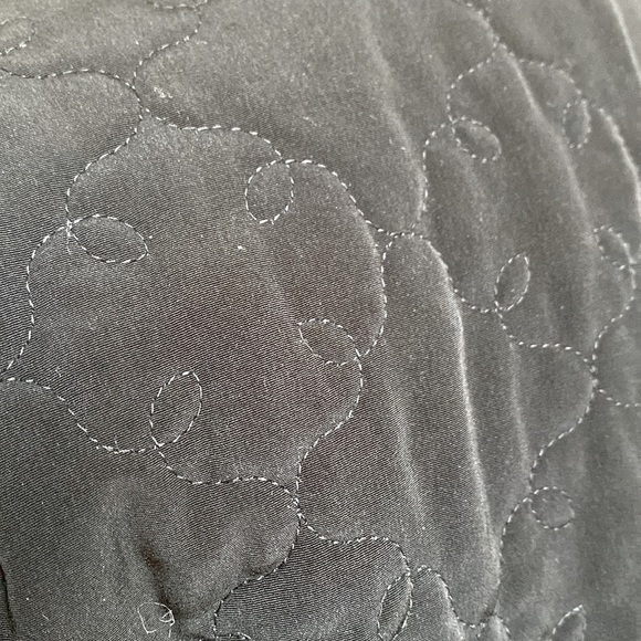 Vintage Esprit Women's M Black chore Barn Jacket Quilted Lined Preppy Acadamia - Picture 6 of 11